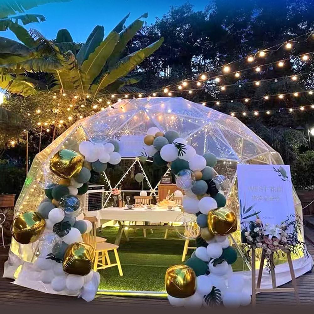 Namiot Ogrodowy Bubble Tent, Namiot Ogrodowy Bubble Tent, 12 Stóp Przezroczysty Namiot Kopułowy, Namiot Kempingowy W Szklarni, Wodoodporny Namiot Geodezyjny Do Użytku Na Zewnątrz