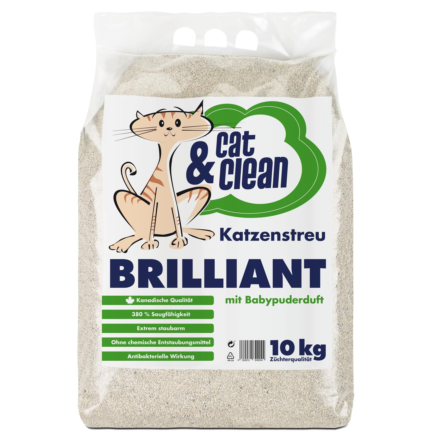 Cat & Clean Brilliant Żwirek dla Kota, 10 kg