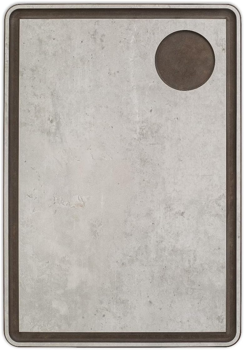 Arcos Non-Slip Cutting Board for Knives, Dishwasher Safe, Cellulose Fiber and Resin, 33x23 cm, 6.5 mm Thickness, White