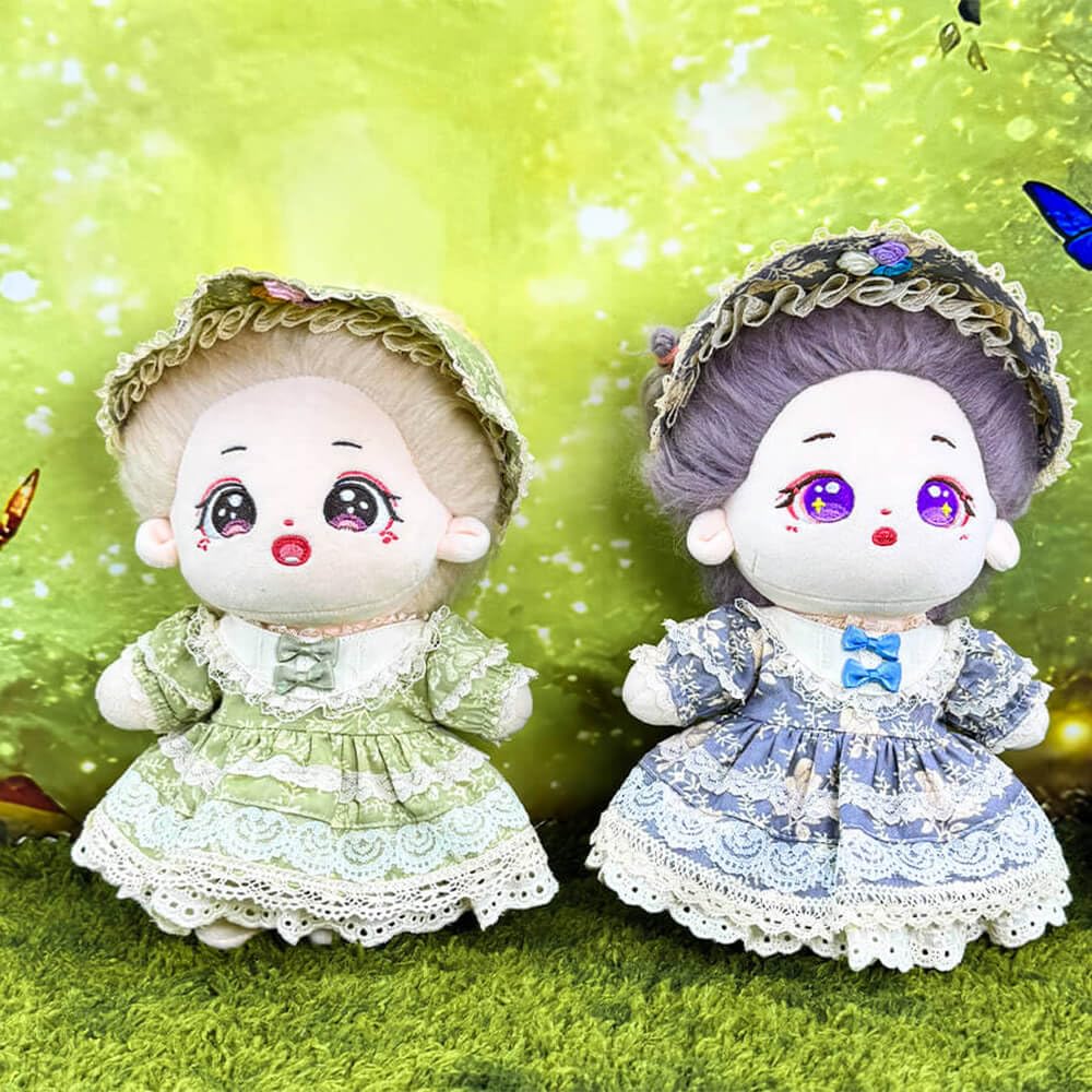 Amazon.co.jp: niannyyhouse 20cm ぬいぐるみ 服 ヴィンテージフラワー
