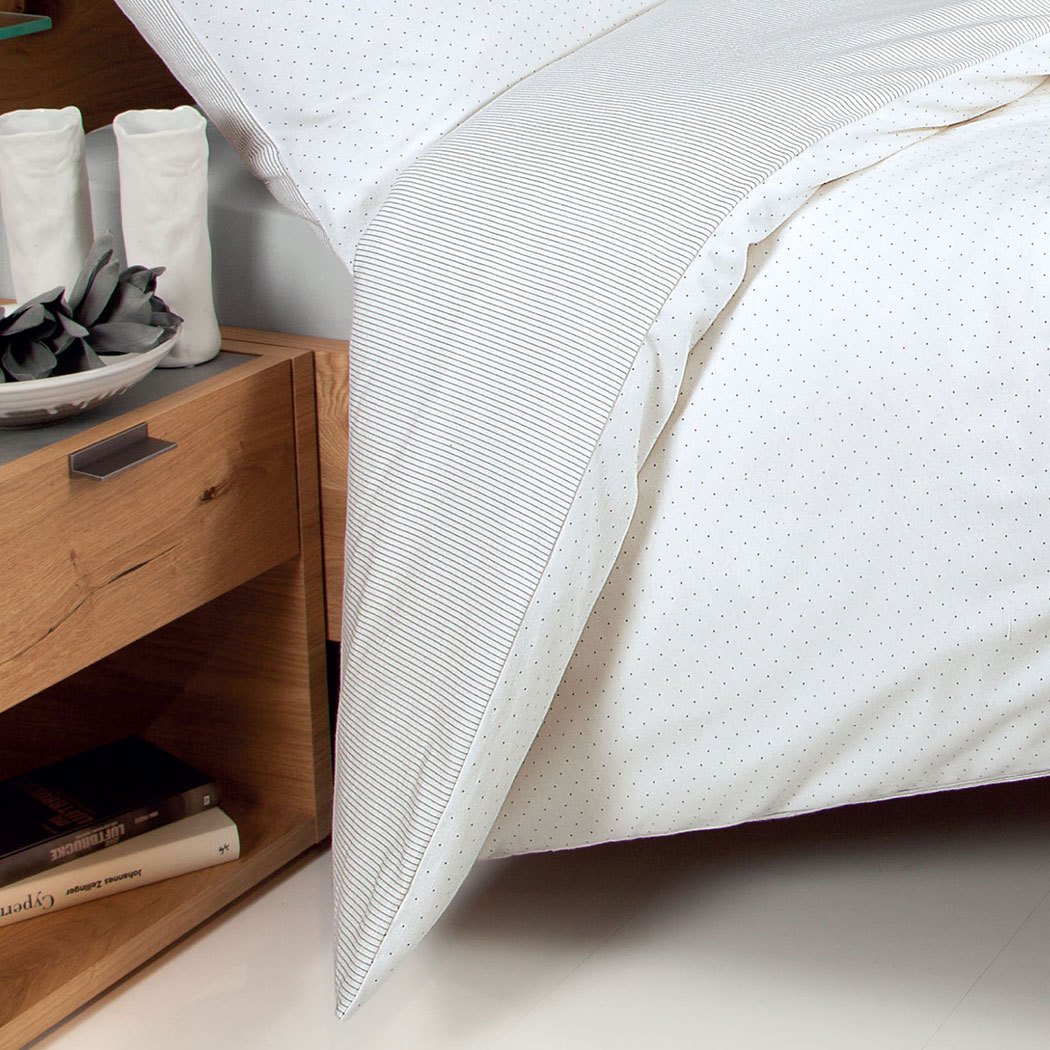 Janine Davos – Ropa de cama | opalgrau | 155 x 220 cm