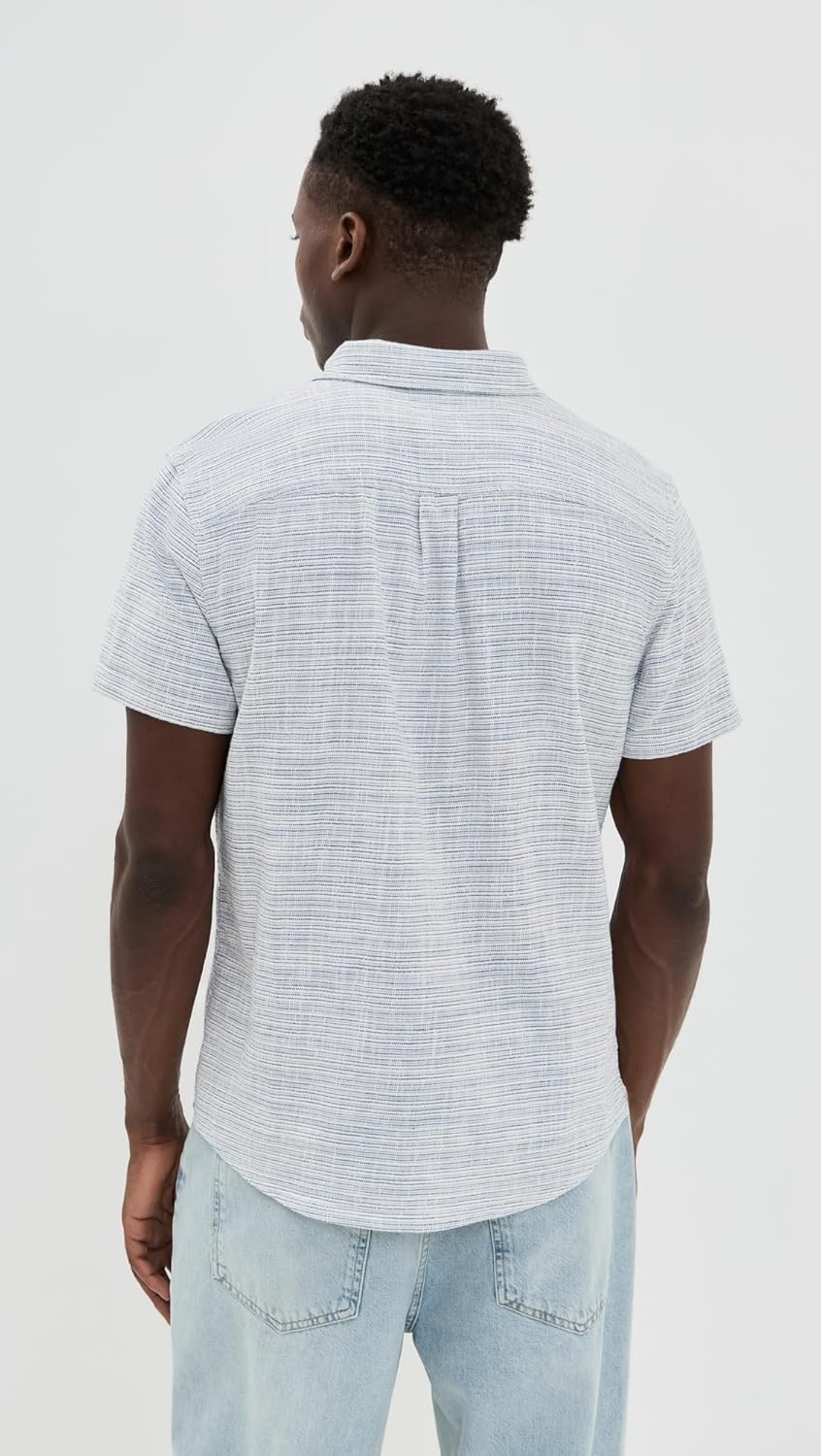 Marine Layer Men's Classic Stretch Selvage Shirt - Image 3