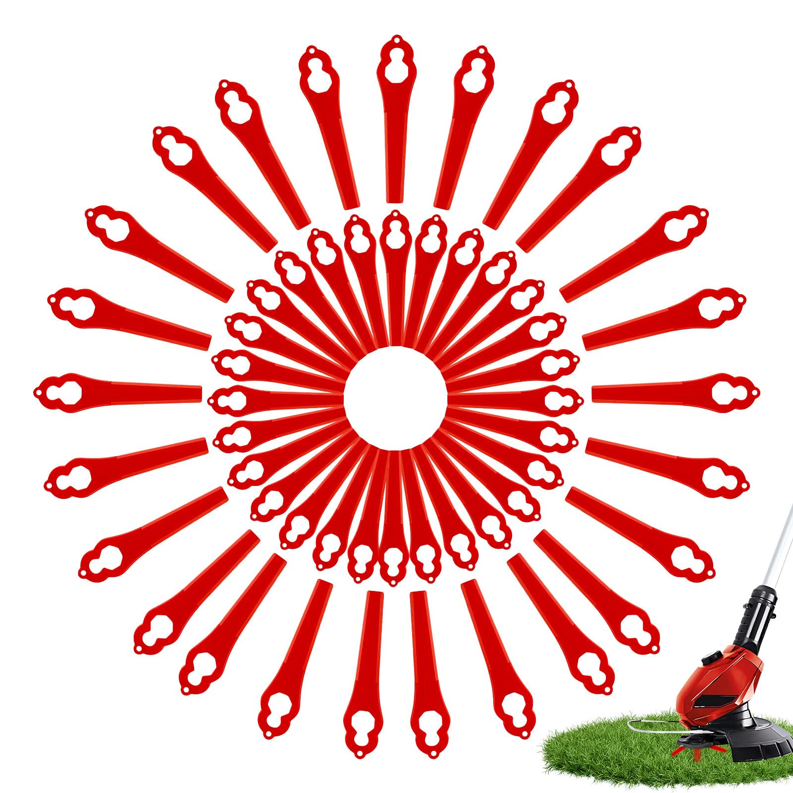 Einhell Ge Ct 18 Li Ersatzteile Vhbw 20x Ersatz-Messer Kompatibel Mit Einhell GE-CT 18 Li Rasentrimmer - Ersatzklinge Rot, Kunststoff Kunststoff Messer 200 Stück