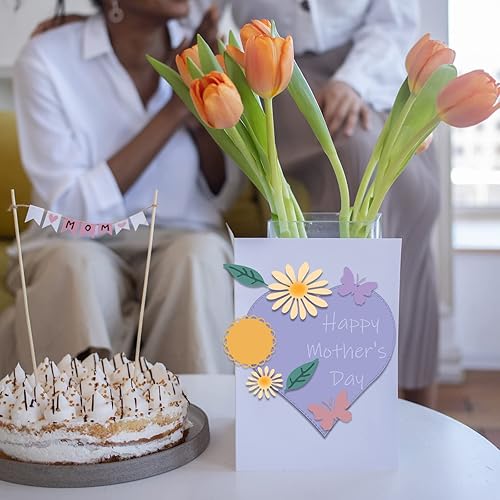 Miniatura 2 de Daily Treasures Juego de 5 plantillas de troqueles de corte, 32 moldes de plantillas de metal, multiformas, herramientas de relieve para álbumes de