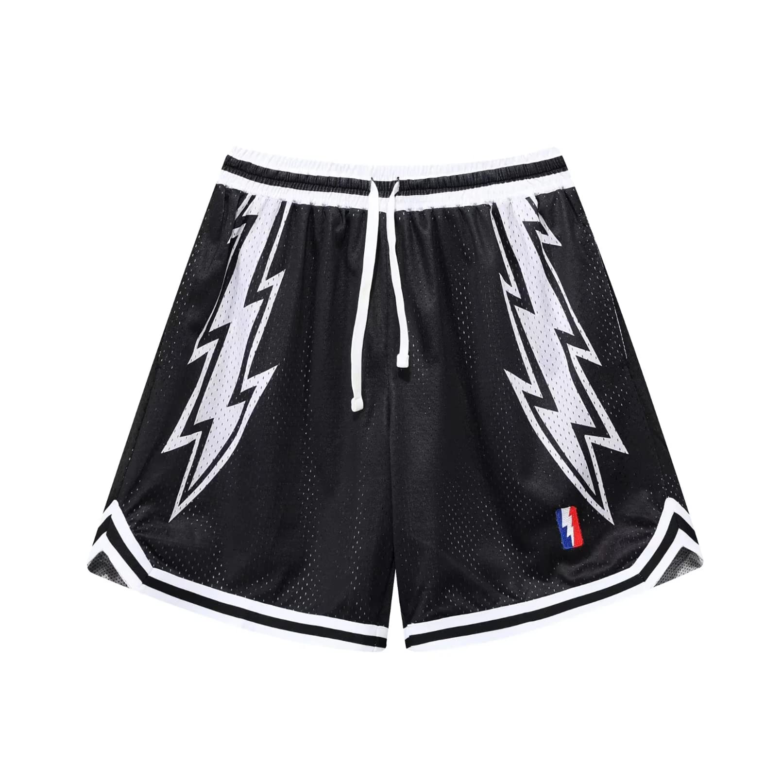 BOOMLEMONMen's Basketball Shorts Gym Training Workout Athletic Shorts Mesh Graphic Print Running Short Pants