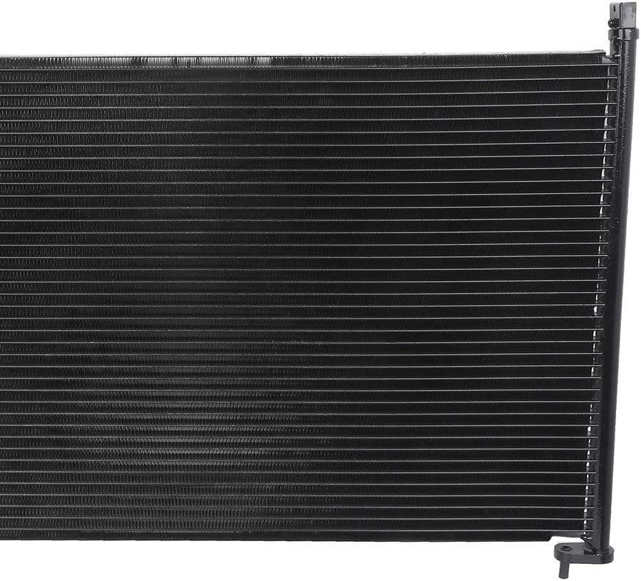 OCPTY Aluminum A/C Condenser Replacement Fit for 2005-2007 for Ford Escape 2.3L 2005-2007 for Ford Escape 3.0L 2005-2006 for Mazda Tribute 2.3L 2005-2006 for Tribute 3.0L 2005-2006 for Mariner 2.3L