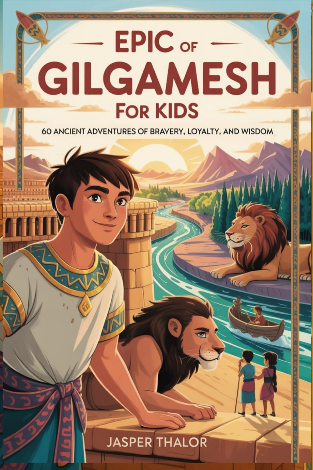 Epic of Gilgamesh for Kids: 60 Ancient Adventures of Bravery, Loyalty, and Wisdom
