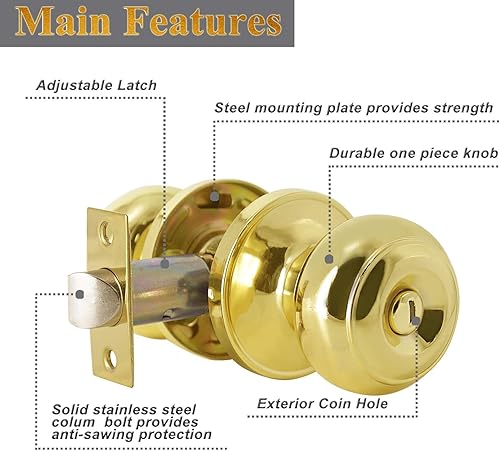Vista 71 de Probrico - Pomos de puerta color negro mate, paquete de 15 pomos interiores con función de bloqueo de privacidad para dormitorio y baño, pestillo