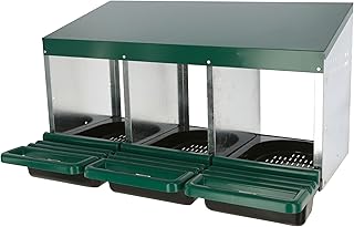 Kerbl Hobbyfarming Legenest 3 Compartiments avec Sol en Plastique