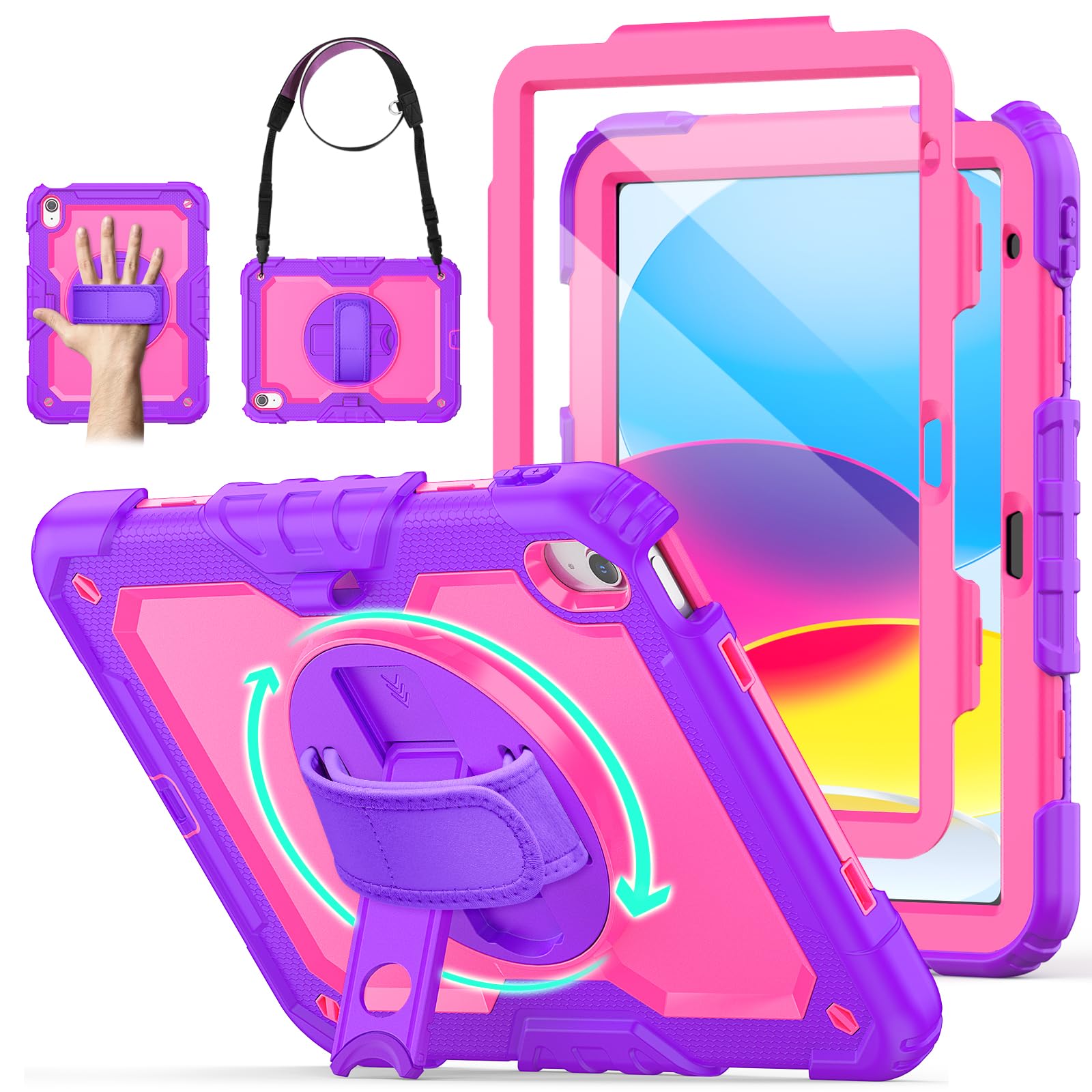 Kids Case for iPad (A16) 11th/10th Generation 11''/10.9'' 2025/2022