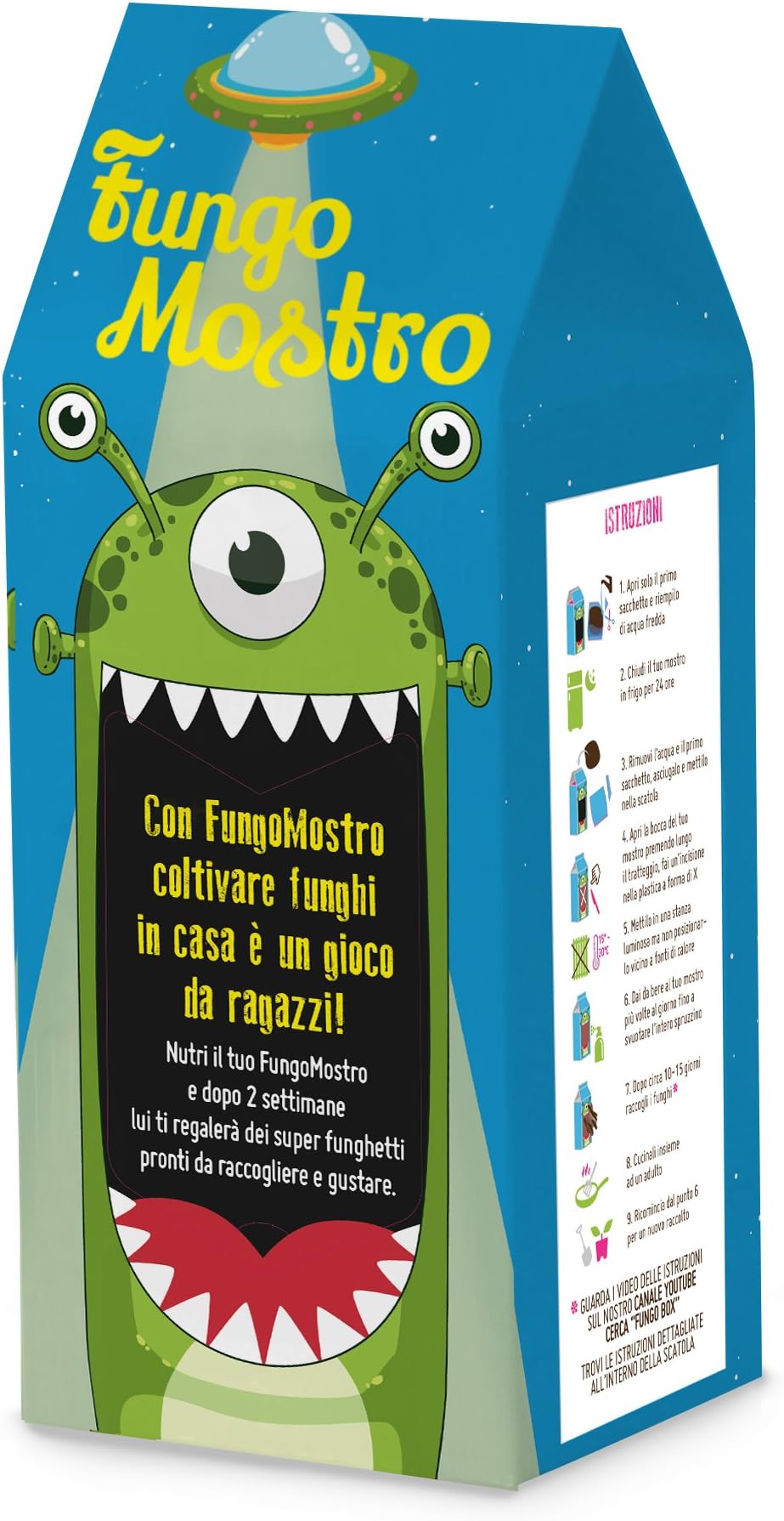 Kids Game Kit for Growing at Home Real Mushrooms - Birthday Gift Idea | Original Toys