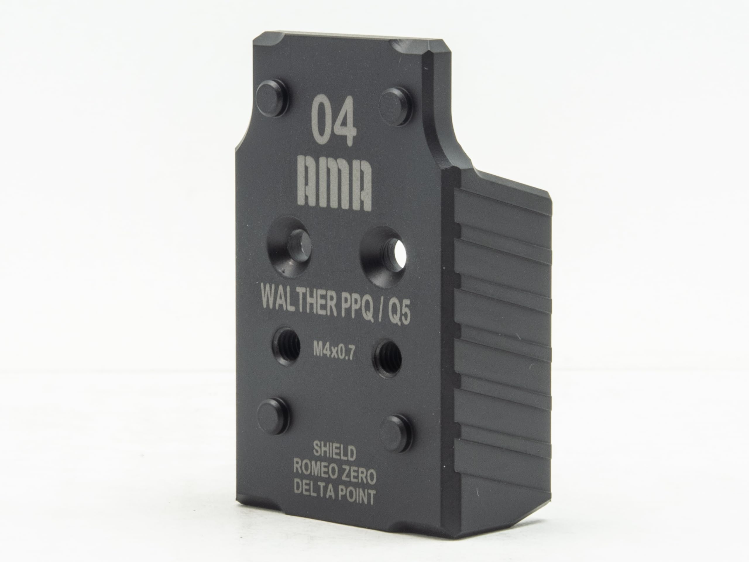 American Made Arms Adapter Plate for Walther PPQ/Q5 – Compatible with Shield/Leupold
