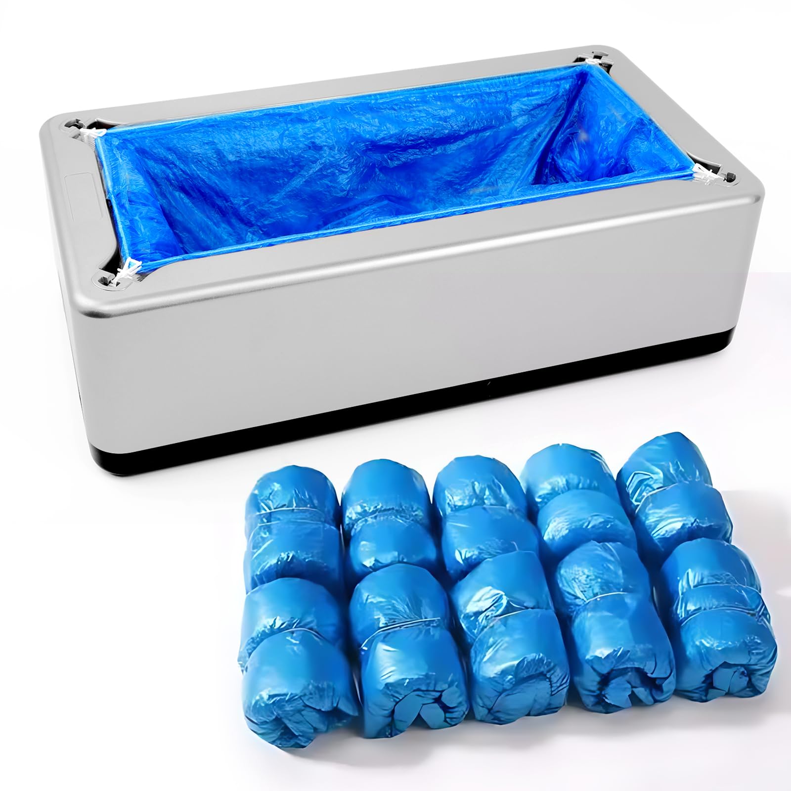 distributore di Copriscarpe,Dispenser Automatico di Copriscarpe con 200 Copriscarpe Copriscarpe Antiscivolo Proteggi Il Pavimento per casa, Ufficio, Fabbrica, Adatto a Taglia Unica