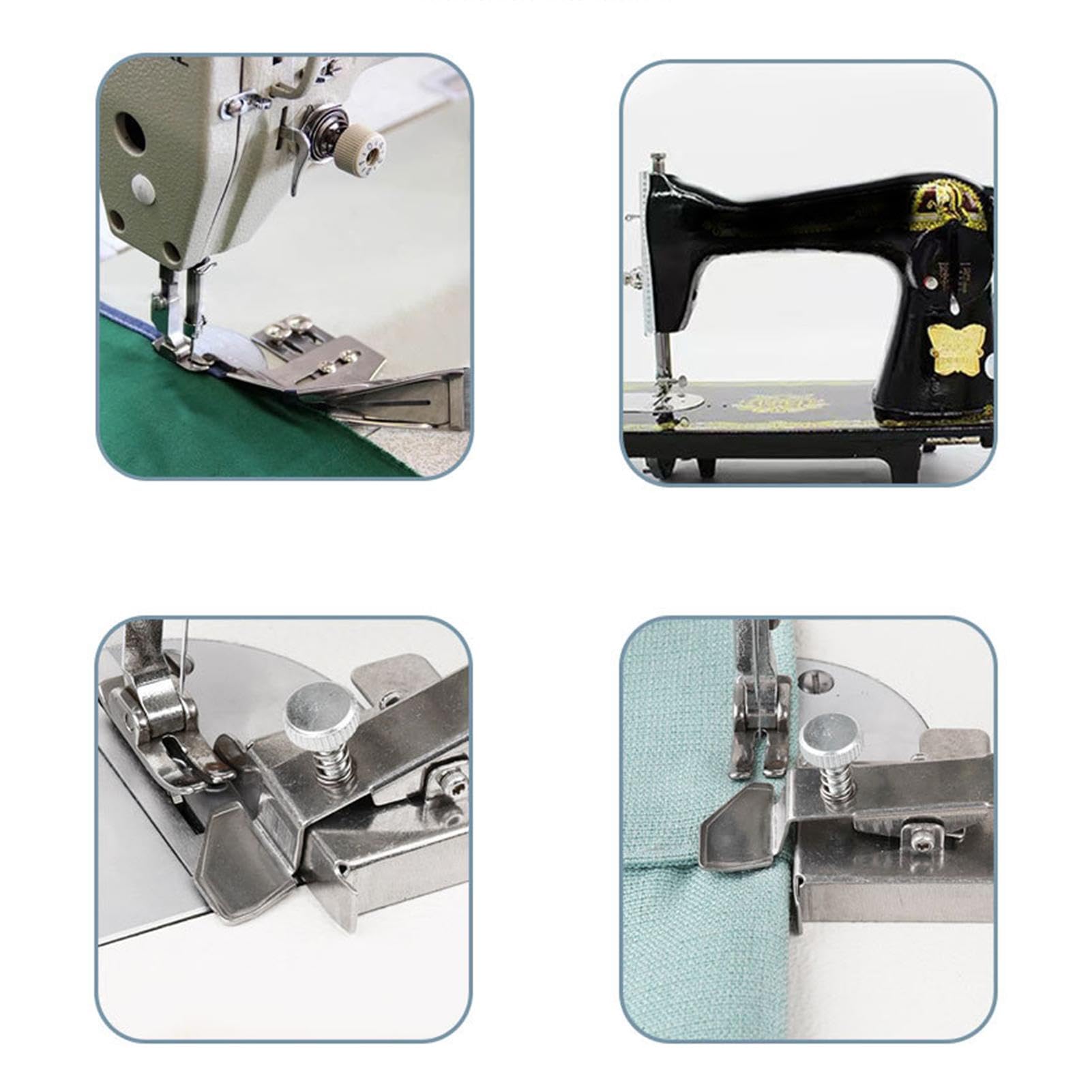 Guide De Couture Magnétique – Guide De Couture Pour Machine à Coudre | Pied Ourlet Roulé | Accessoire De Couture Polyvalent | Accessoires De Machine à Coudre Pour Débutants Et Professionnels