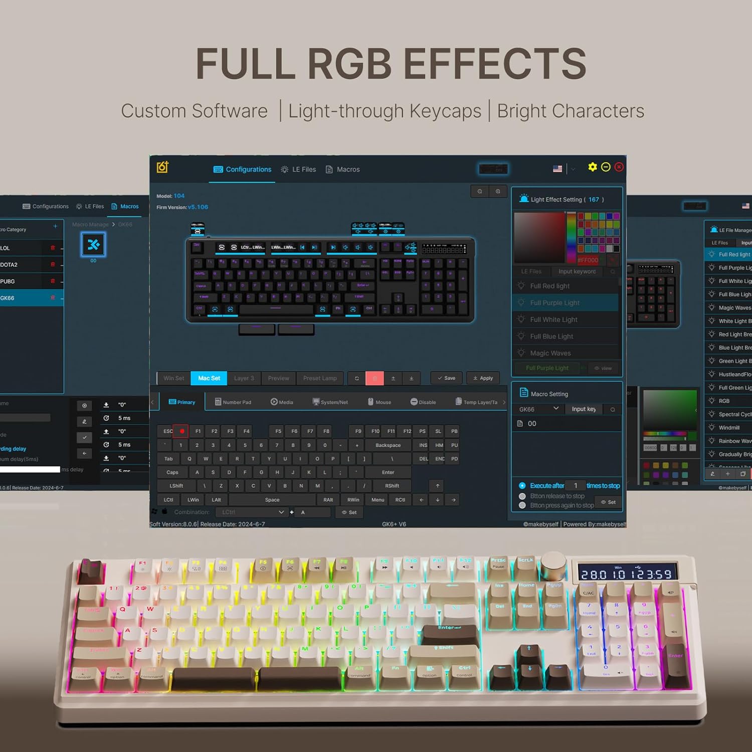 SKYLOONG GK104 with full RGB effects