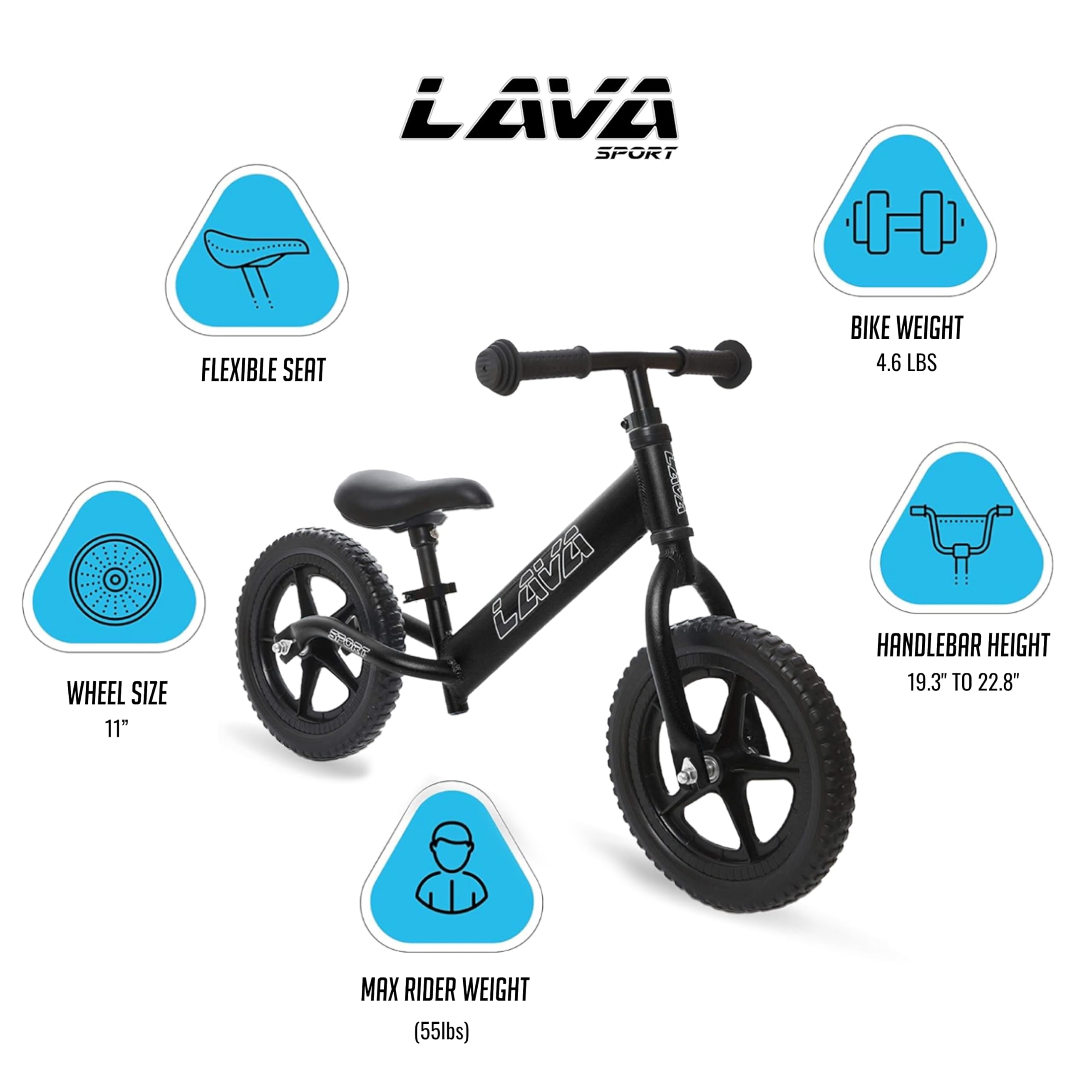 Amazon.co.jp: LAVA SPORT バランスバイク - 軽量アルミニウム 幼児用