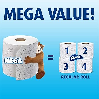 Charmin Ultra Gentle Toilet Paper, 3 Pack of 6 Mega rolls (Pack of 18)