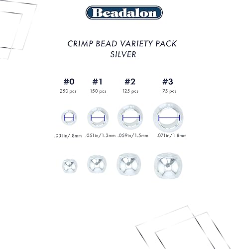 Miniatura 3 de Beadalon Paquete variado de tubos de colores surtidos para fabricación de joyas y cuentas, #3-600 piezas