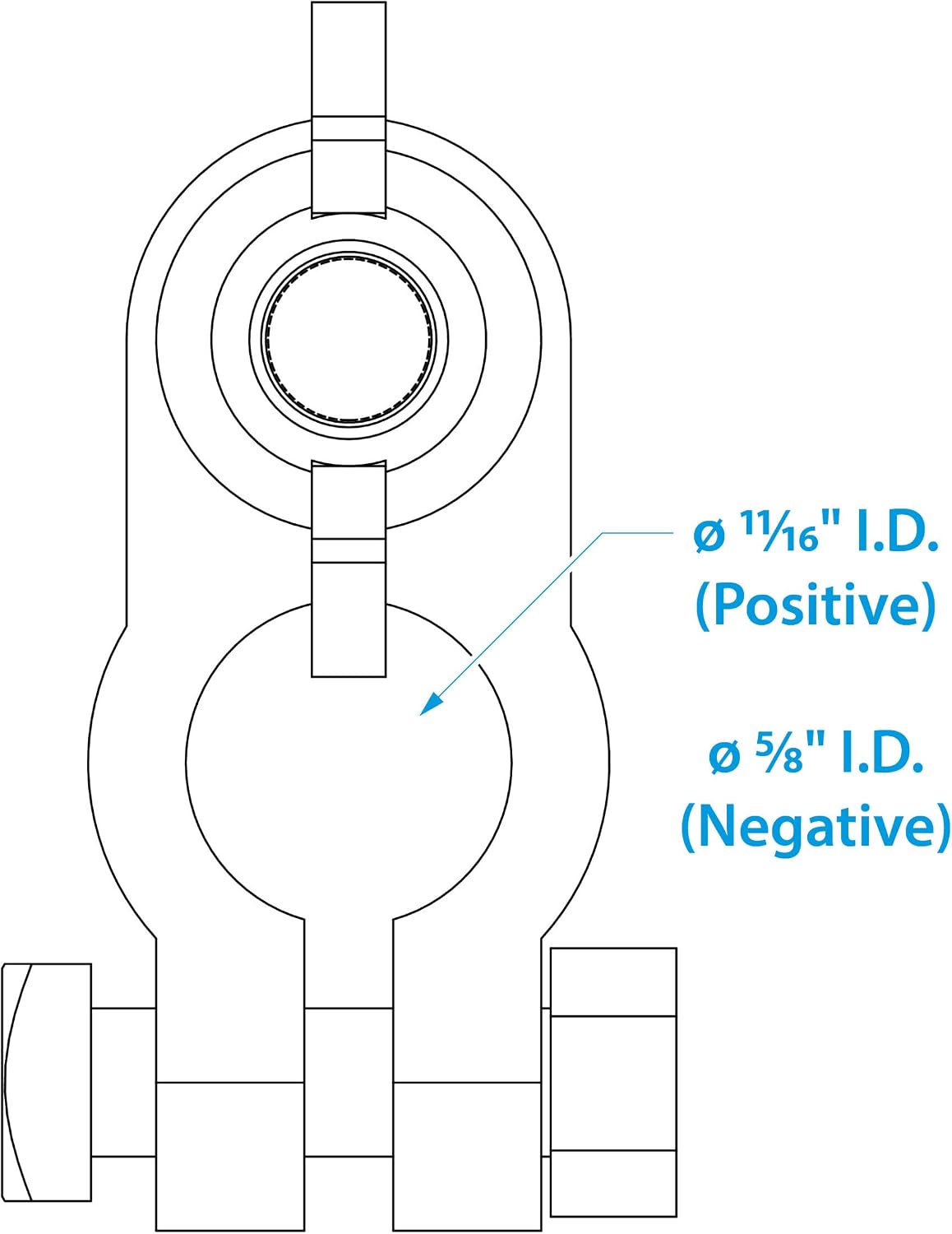 Seachoice Boat Battery Terminal Set w/ Wing Nuts, Includes Positive and Negative Terminals