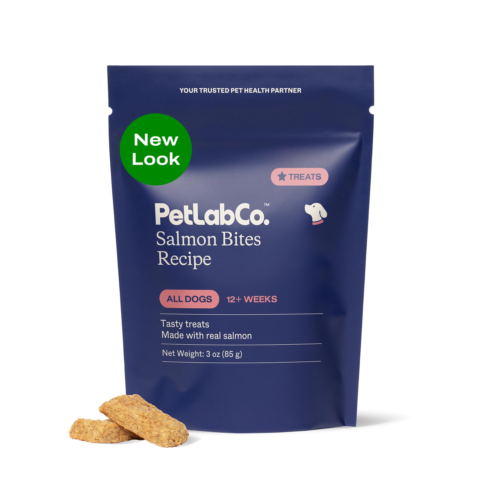 Salmon Bites for Dogs – Rich in Beneficial Fatty Acids, Vitamins & Minerals - Premium Salmon Dog Treats Your Pup Will Drool Over - Carefully Selected Ingredients – Delicious Reward