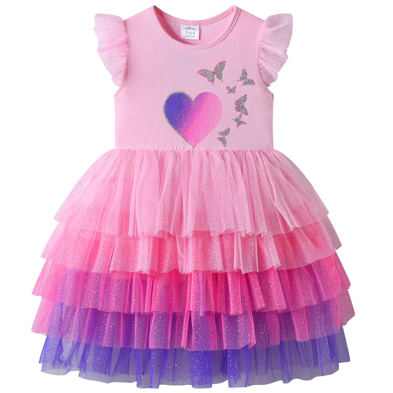 VIKITA Kid Girls Dresses Princess Animal Cartoon Tulle Party Casual Outfits Clothing 1-8 Years — view 14