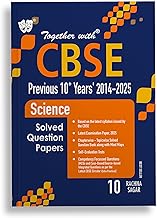 Together with CBSE Class 10 Science Previous 10 Year's Solved Question Papers 2014 - 2025 for 2026 Exam (Chapterwise & Topicwise)