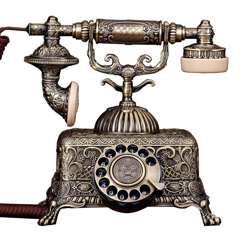 Téléphone fixe européen au style vintage pour décorer votre bureau