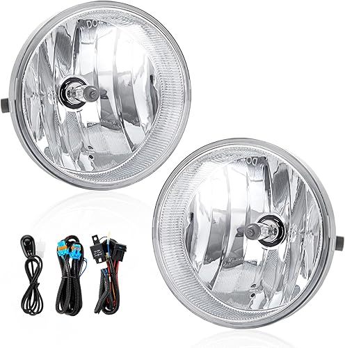 Miniatura 2 de Lámparas antiniebla de repuesto para Toyota Tacoma 2005-2011, Toyota Tundra 2007-2012, Toyota Solara 2004-2006, compatible con bombillas H10 de 12 V