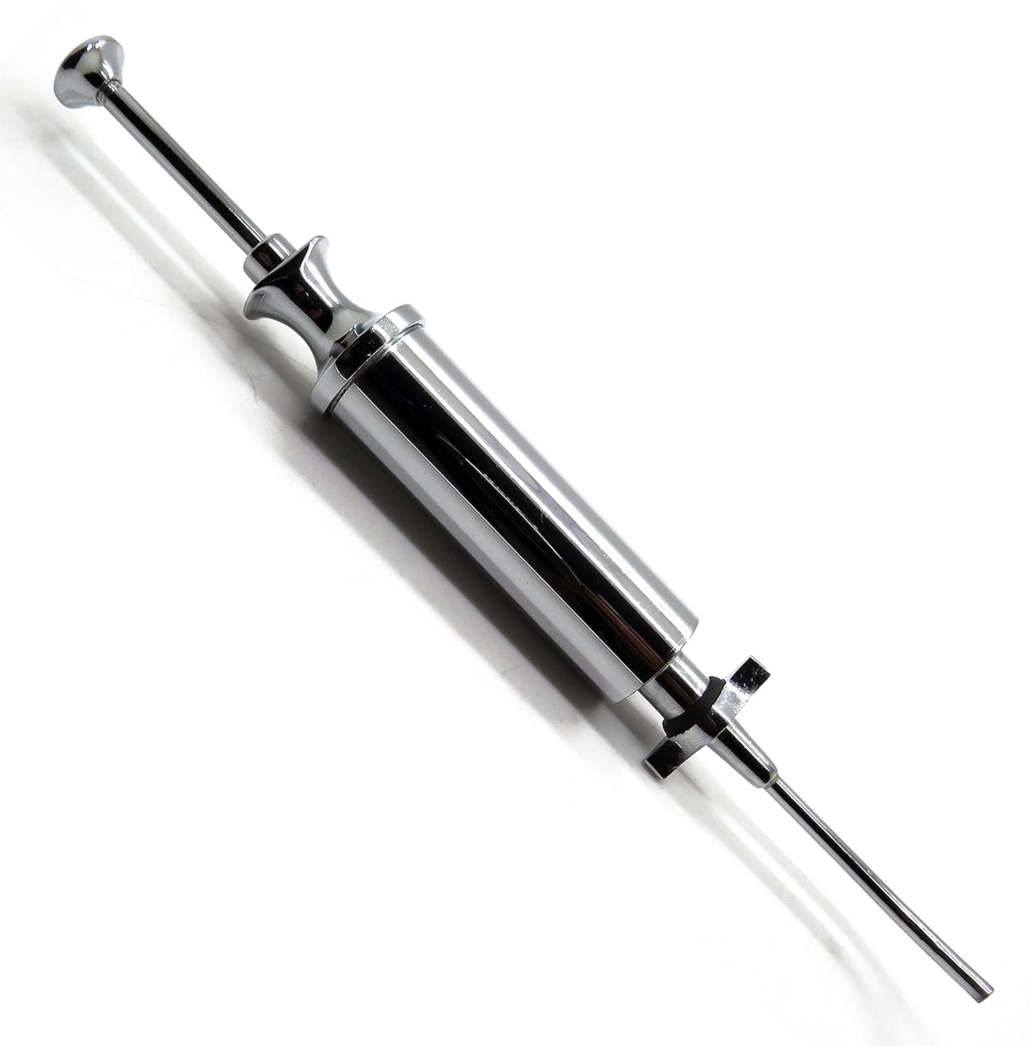PREMIUM INSTRUMENTS Dental Irrigation Syringe 8.25" Curved Tip Stainless Steel Instruments : Industrial & Scientific