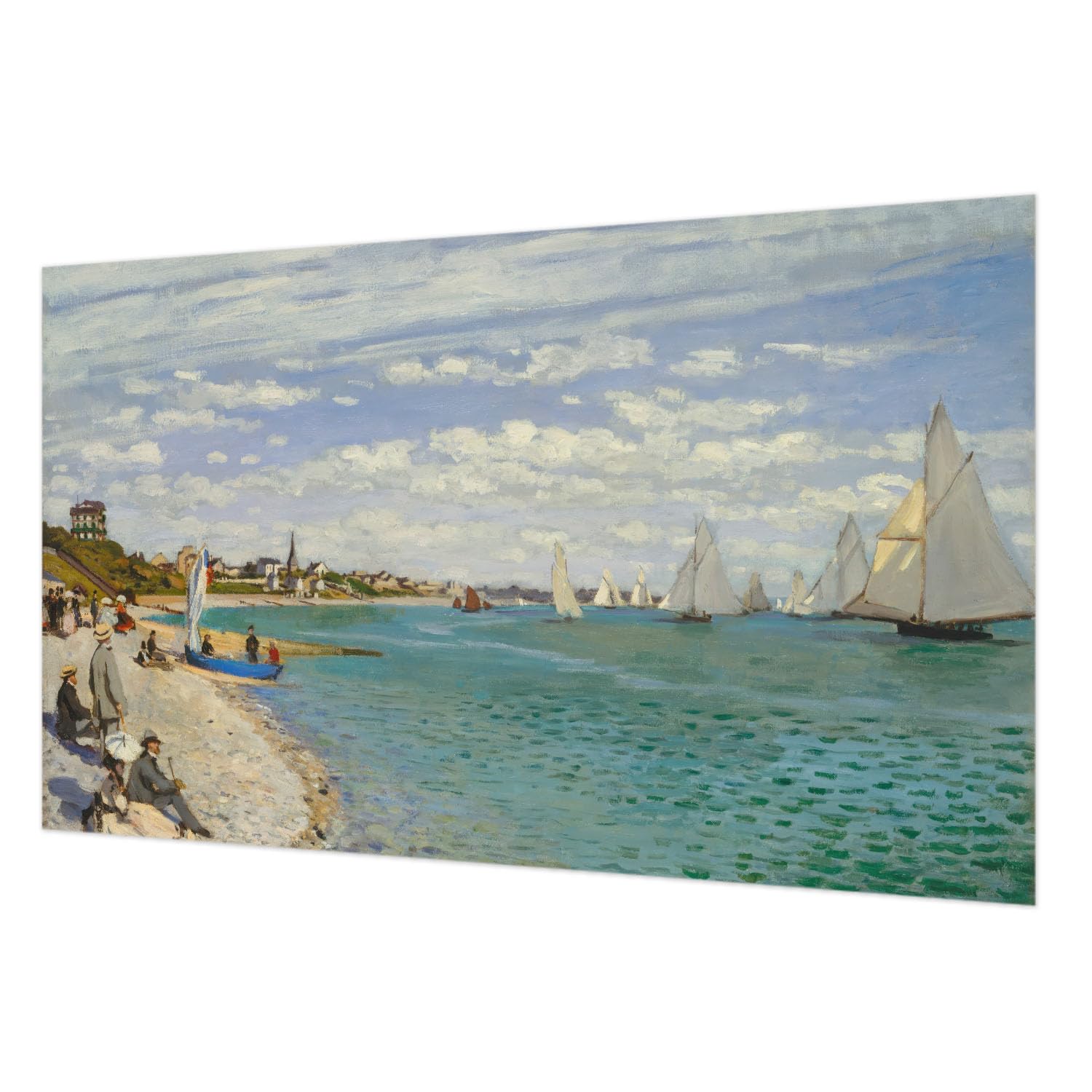 Paysage marin en revêtement mural intissé géant pour chambre à coucher
