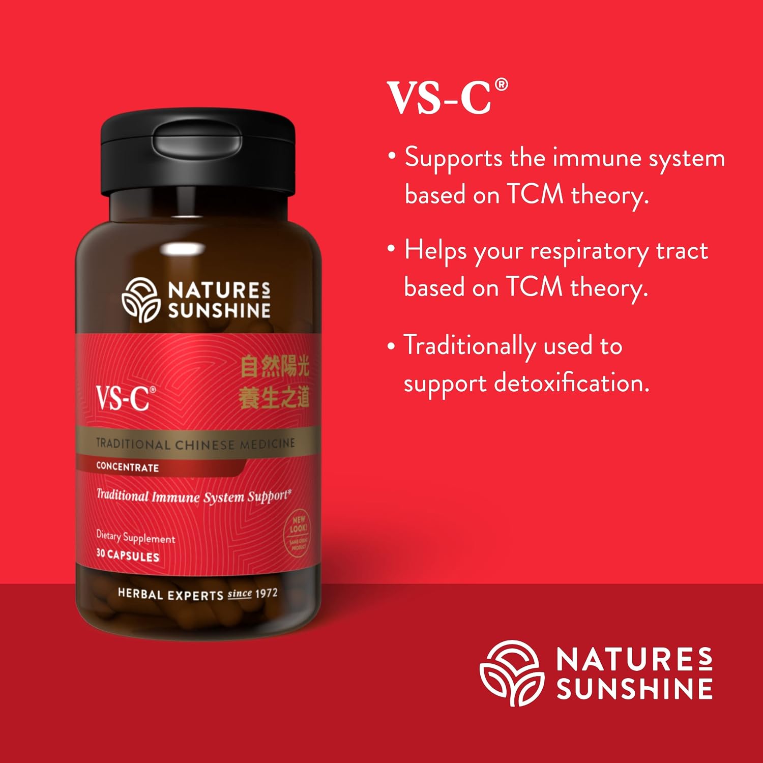 Nature's Sunshine VS-C TCM Concentrate 30 Capsules
