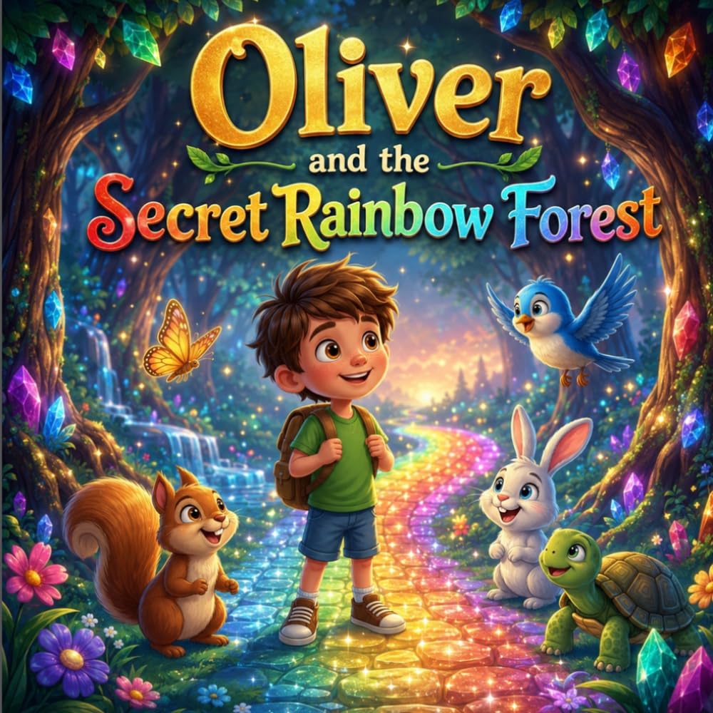Oliver and the Secret Rainbow Forest: A Magical Adventure About Kindness, Friendship, and Courage