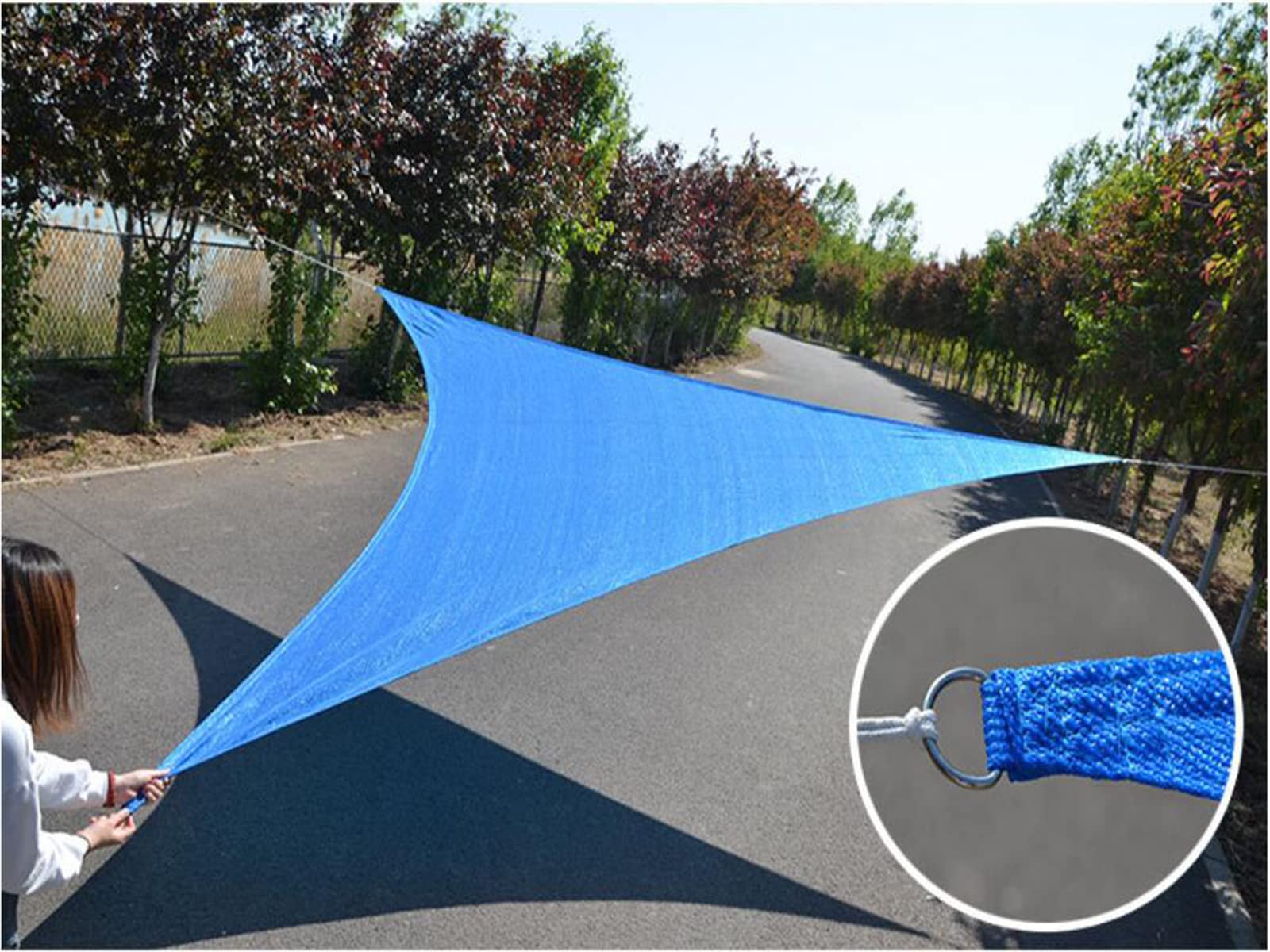 Schattentuch, 80% UV-Block, atmungsaktive Schattenabdeckung mit festem Clip-Bezugsstoff für Blumen, Pflanzen, Terrasse, Rasen, Sonnensegel,3.6 * 3.6 * 3.6m/11.8 * 11.8 * 11.8ft