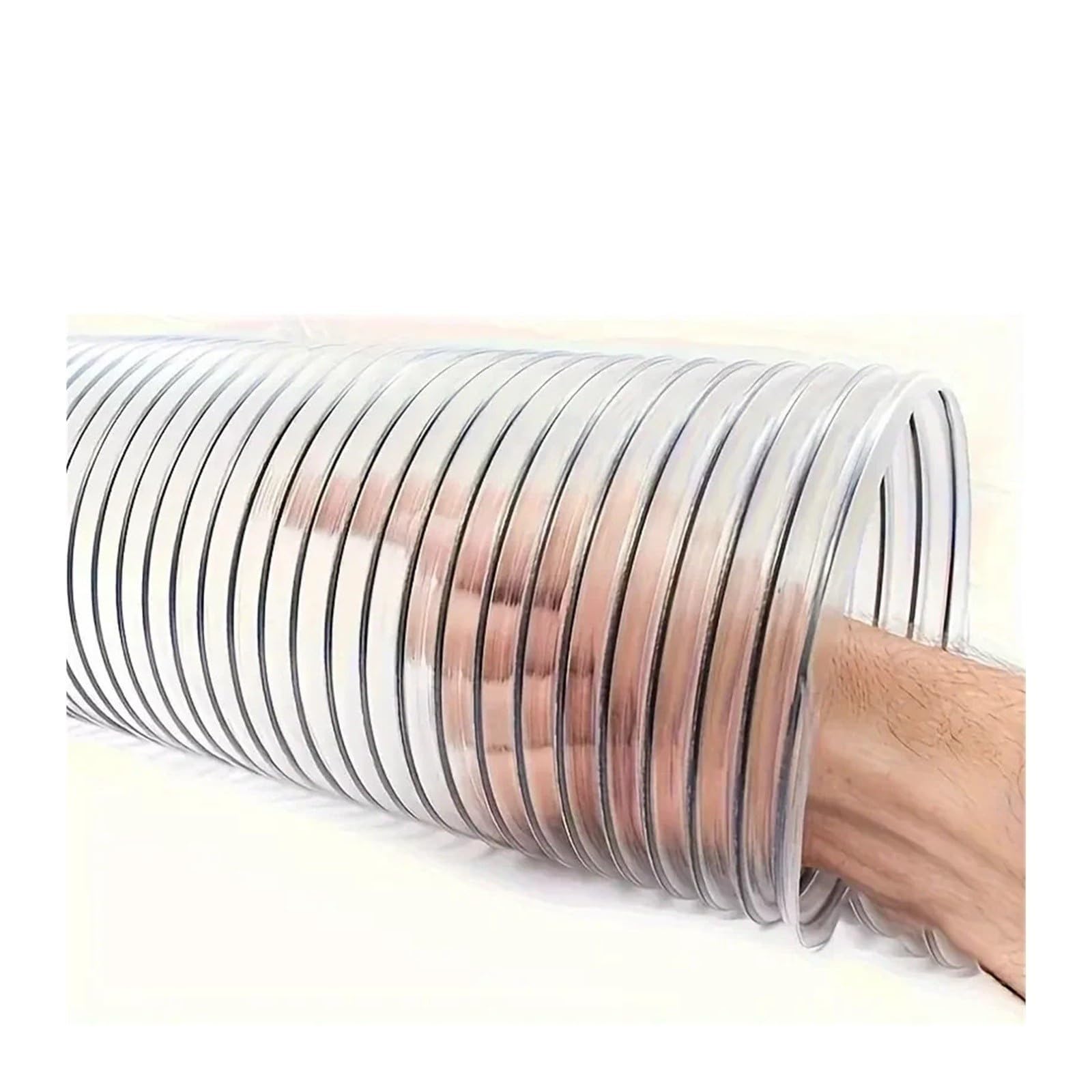 HIZON 50 mm PVC-Schlauch for Staubsauger, industrielle Staubabsaugung