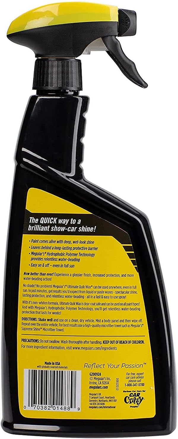 Meguiar's Ultimate Quik Wax, 709mL - Durable Protection, Quick & Easy - G200924C by Meguiar's - Image 3