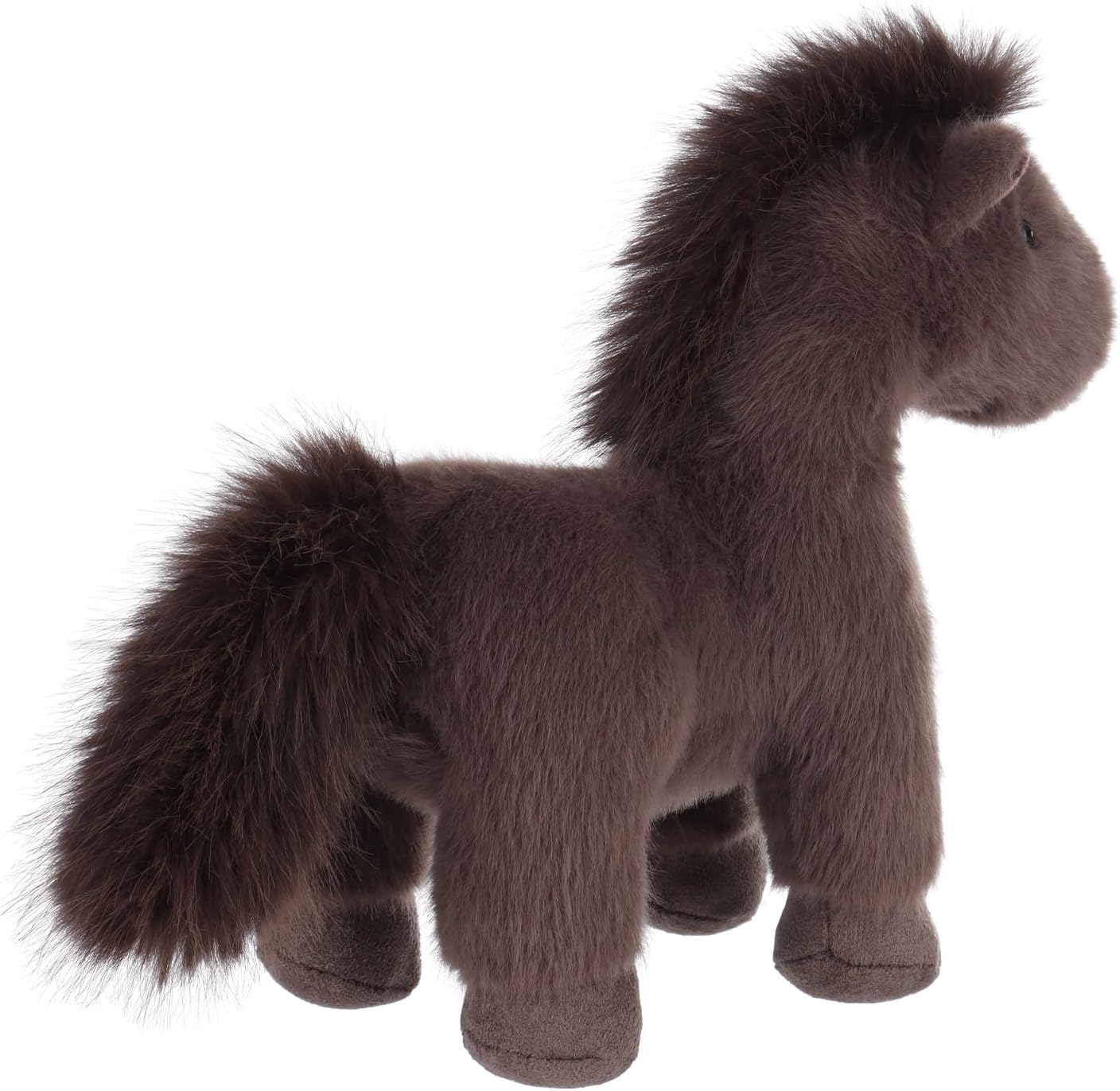 Apricot Lamb Toys Plush Brown Wild Pony Horse Stuffed Animal Soft Cuddly Perfect for Kids