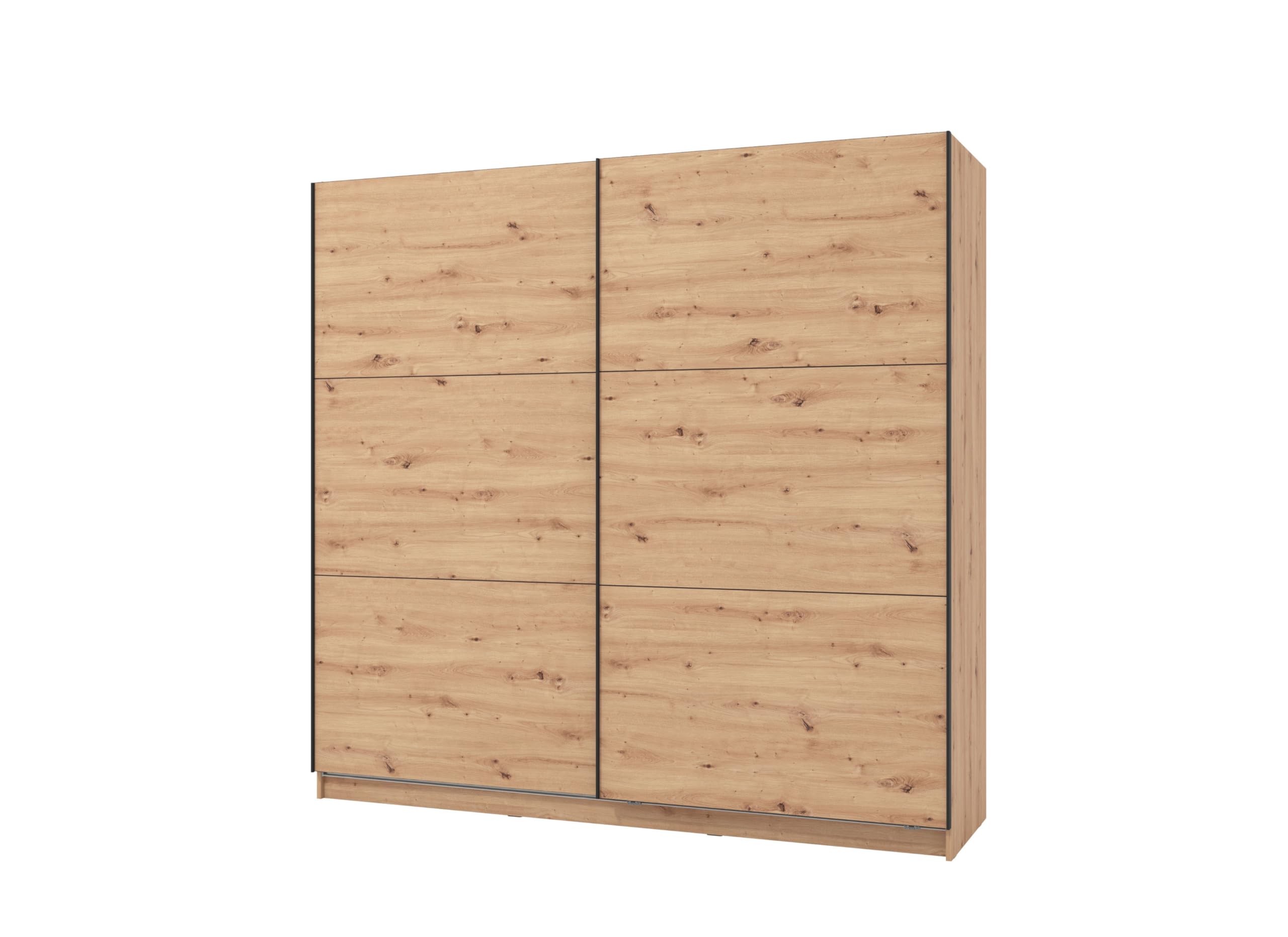 AVANTI TRENDSTORE Calvello Armadio con ante scorrevoli in legno laminato 217x210x62,5 cm