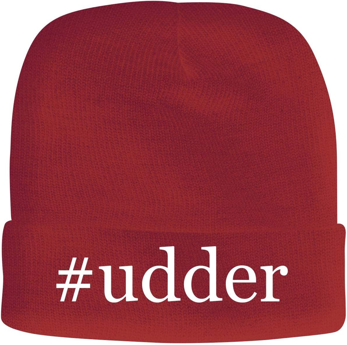 BH Cool Designs #Udder - Men's Hashtag Soft & Comfortable Beanie Hat Cap