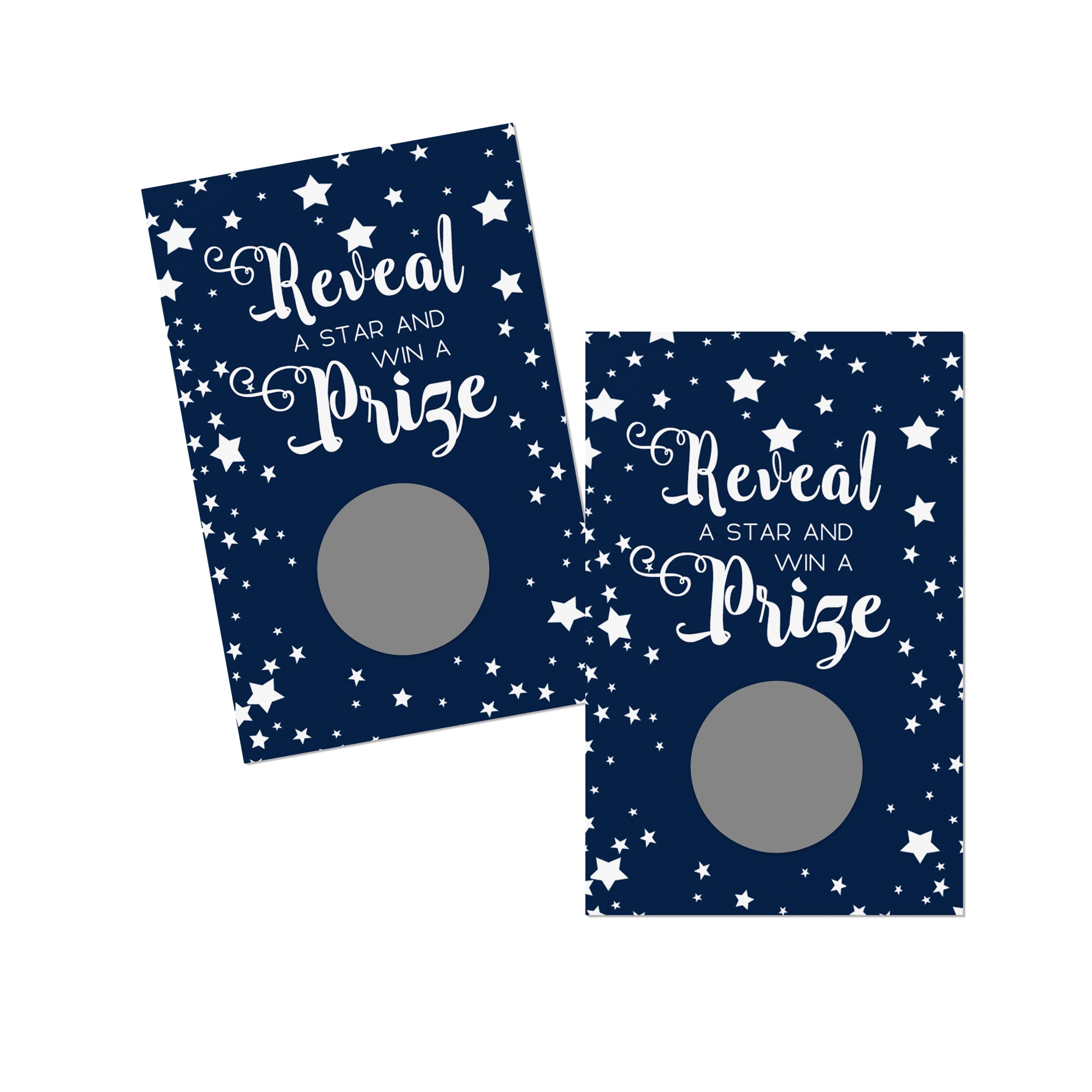Amazon.com: Paper Clever Party Navy Star Scratch Off Cards for Prizes (28  Pack) Baby Shower Games Birthday Party Supplies Bridal Shower Favors  Wedding Game for Guests Raffle Tickets Door Prizes : Home