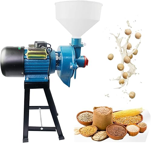 Molino eléctrico de 1400 Rmin 110 V 2200 W Molino de alimentación húmeda y seca Molino de refinador Pulper 2 en 1 Rectificadora Eléctrica Comercial