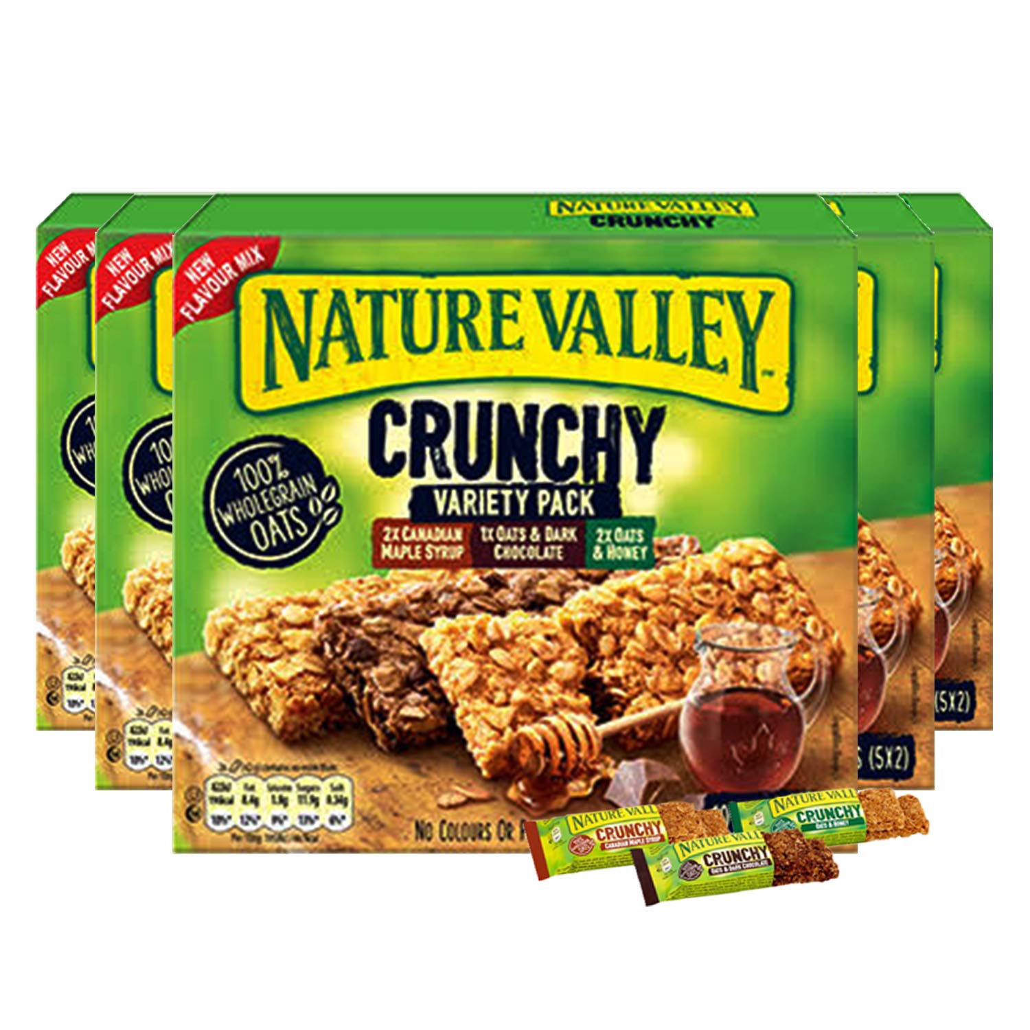 Crunchy Variety Pack of 5 Pouch, 5 x 210 g