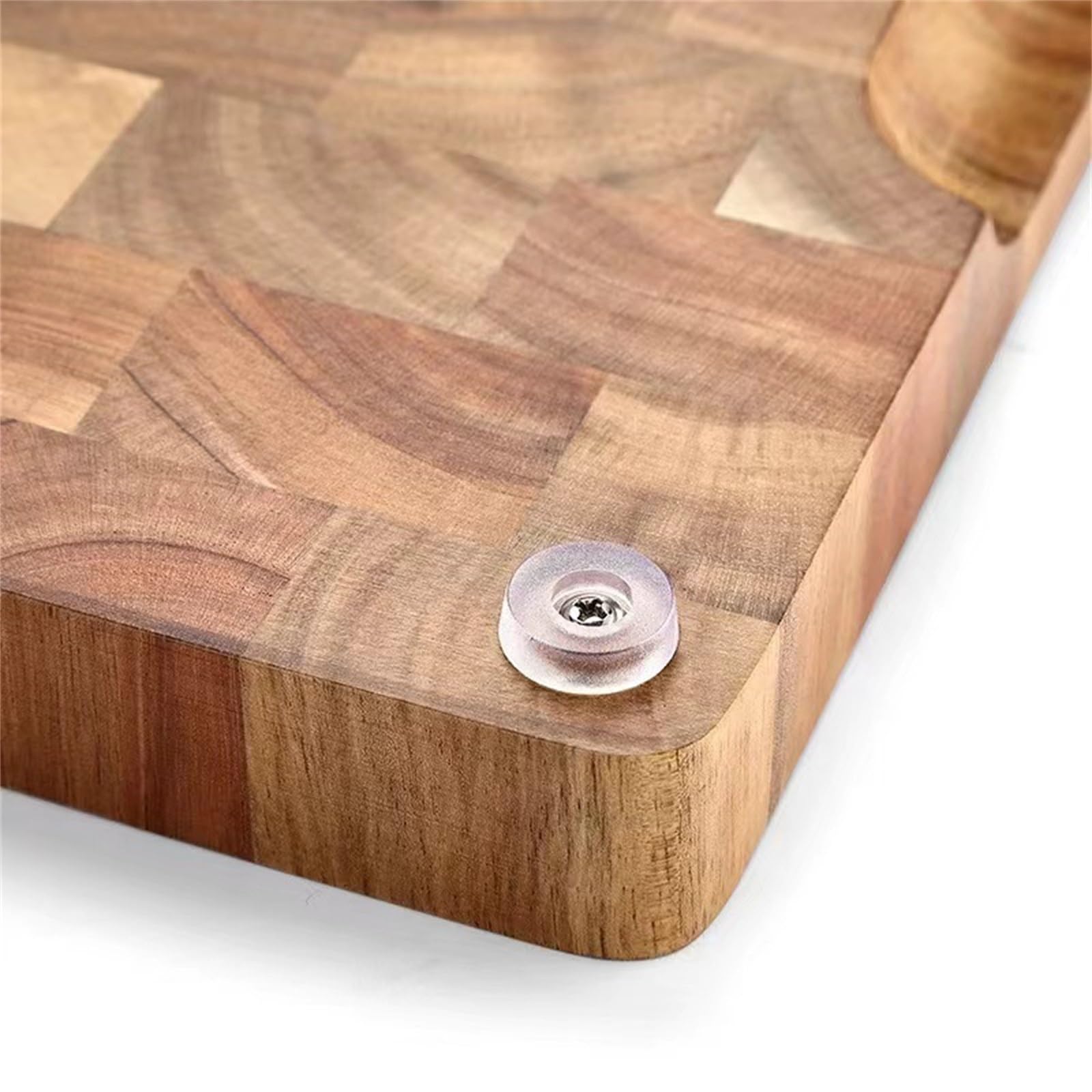 di legno, Tagliere in legno for carne e verdure marrone 34x24x2,5cm