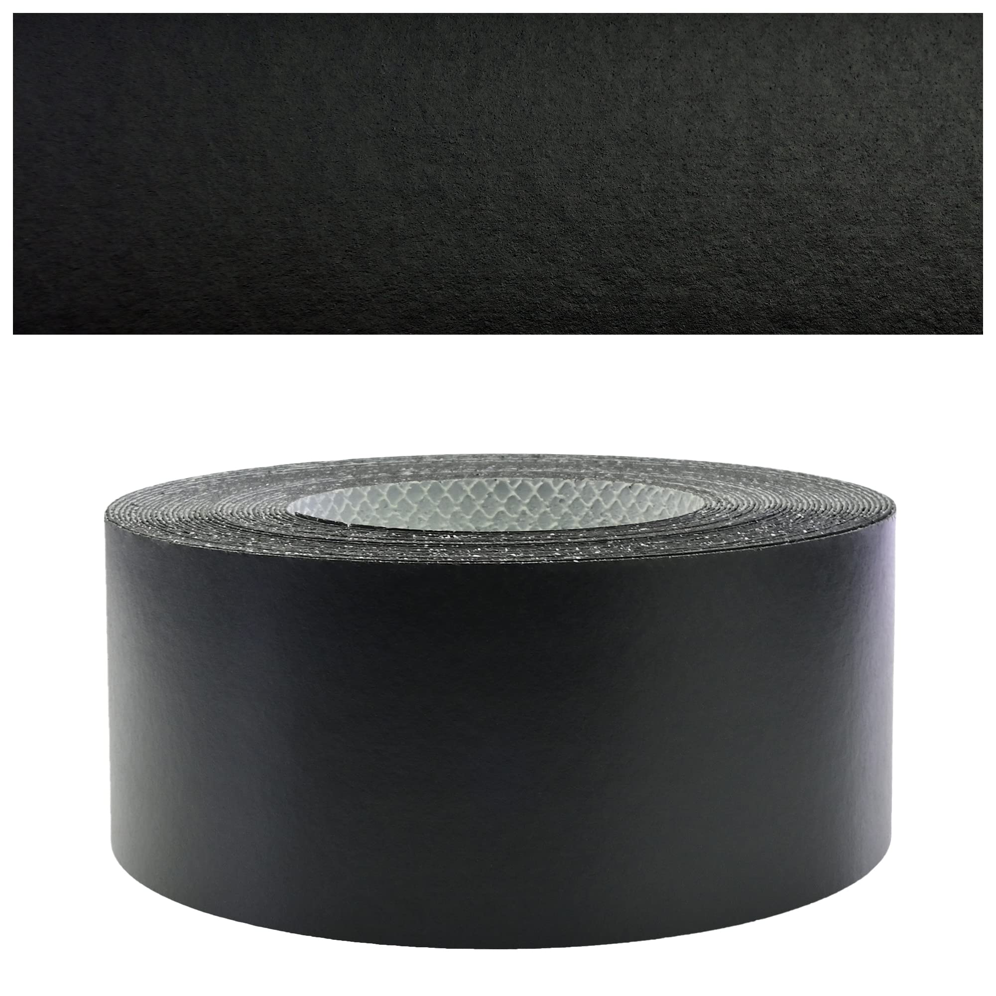 Mprofi MT® Melamine Edge Banding Black | 45mm X 20m | Melamine Edging Tape | Iron-On Edge Trim with Hot Melt Adhesive | Durable & Easy to Apply for Furniture, Shelves & Worktops — image 1
