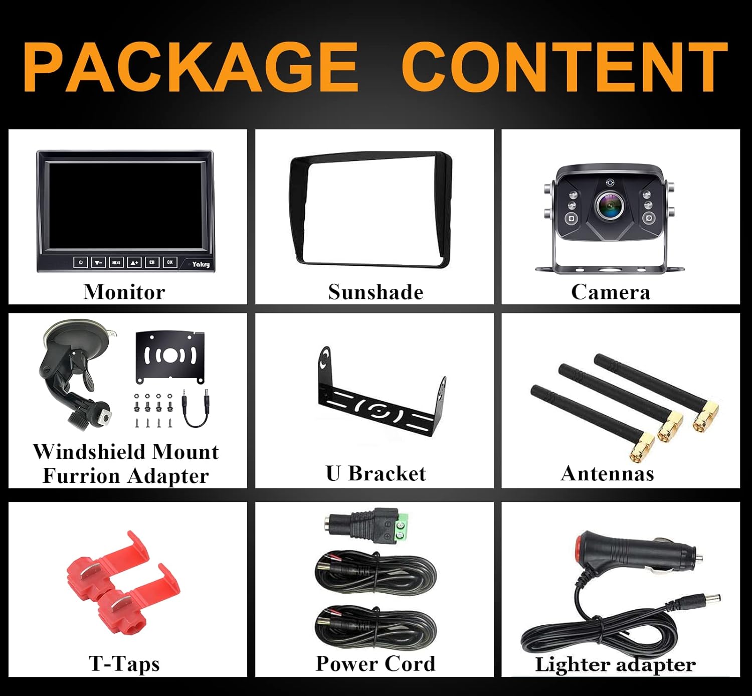 Free Shipping Offer Wireless Backup Camera for RV HD 1080P with 7 Inch Touch Button Monitor for Trucks,Campers,Trailers with Adapter For Furrion Pre-wired Mount Kit High-Speed Rear View Observation IR Night Vision Y31