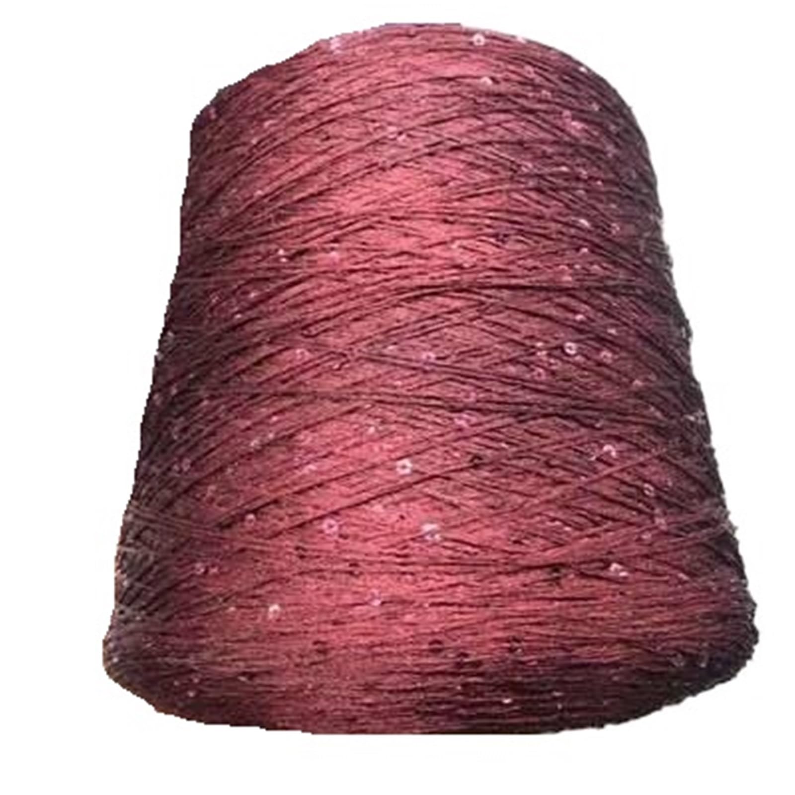 Hilo para crochet de seda de hielo con lentejuelas 500g para tejer a mano