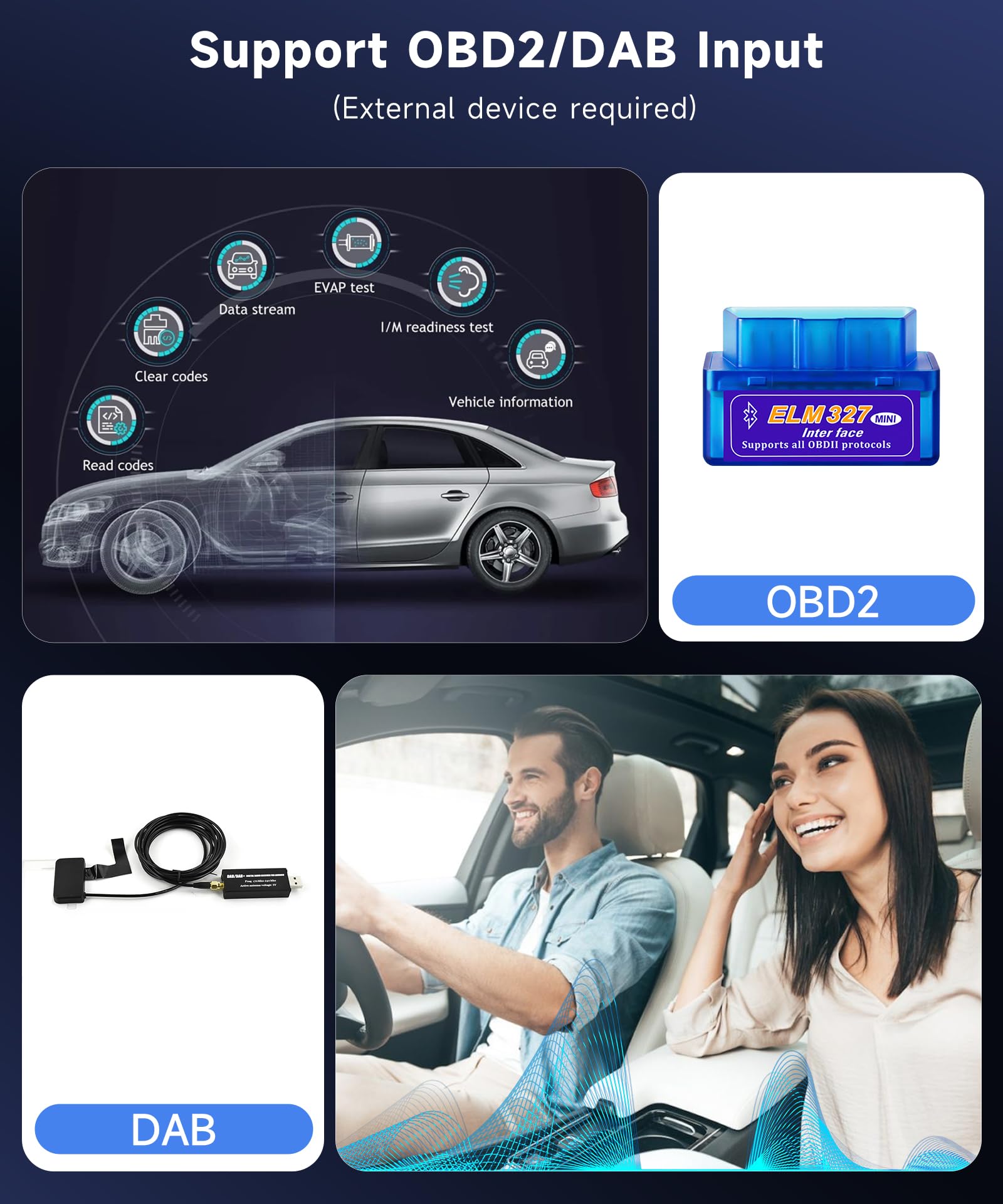 Android 13 Car Stereo for Fiat 500 2007-2015 with Wireless Carplay Android Auto - Image 4