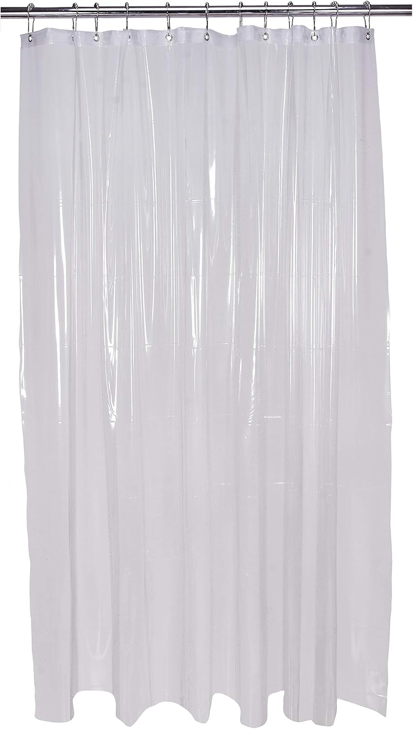 Amazon.com: Bath Bliss Waterproof Shower Curtain Liner, 4X’s Splash ...