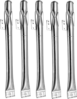Replacement Stainless Steel Burner Better Homes and Gardens 720-0783H, 720-0882R, 720-0783W, Nexgrill 720-0882S, 720-0864M, 720-0882D, 720-0882S, 720-0888, 720-0888, 720-0888A, Gas Grill Models 5-Pack