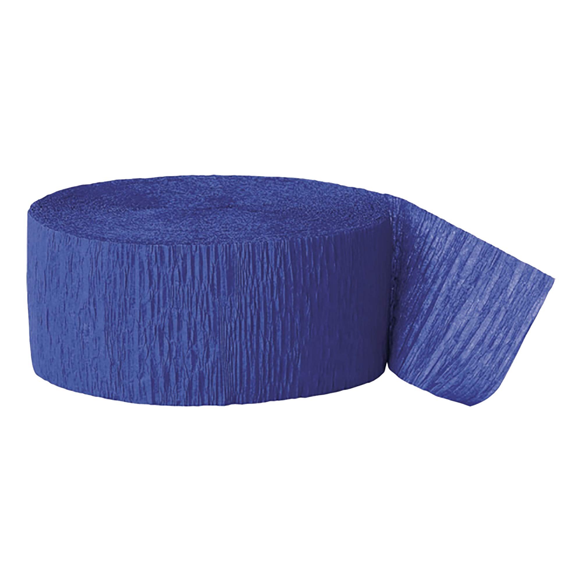 Unique Party Crepe Streamer Roll (81ft) (One Size) (Royal Blue)