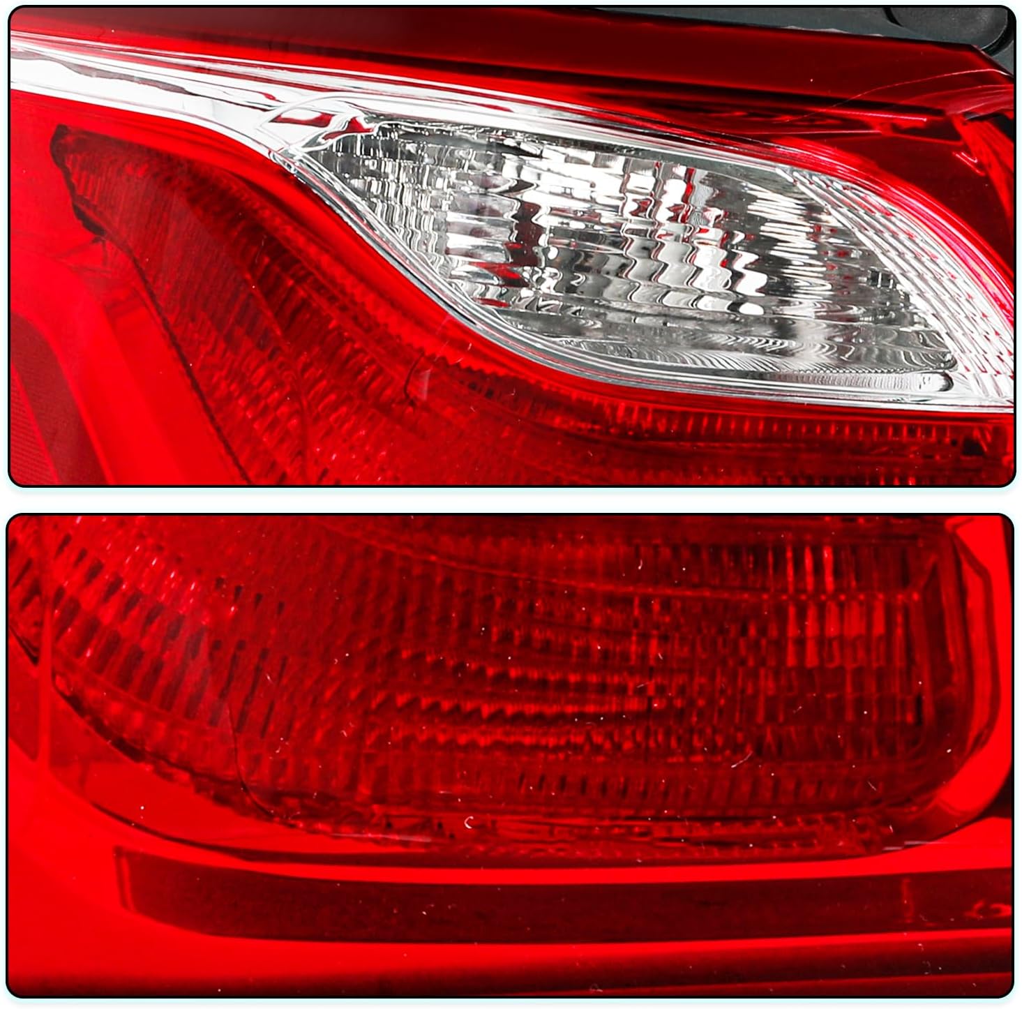 Tail Light Assembly Compatible with 2018 2019 2020 Chevy Equinox Taillights Rear Taillamp Brake Light Driver and Passenger Side